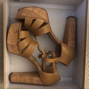 Michael Korks Mercer Leather Platforms